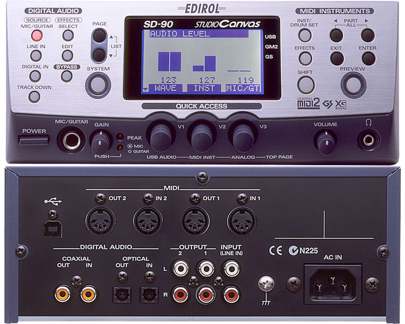 Edirol - SD-90 - midifan：我们关注电脑音乐
